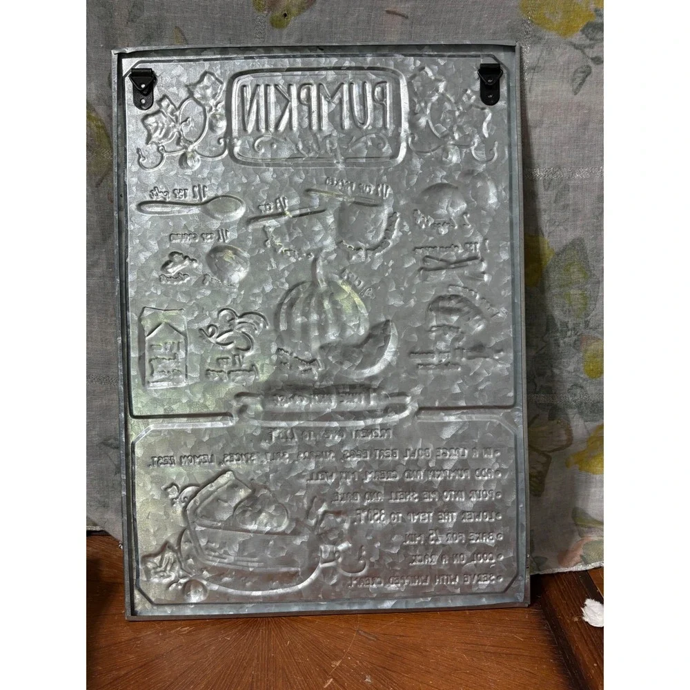 N/A embossed metal